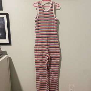 Colorful Striped Kids One Piece
